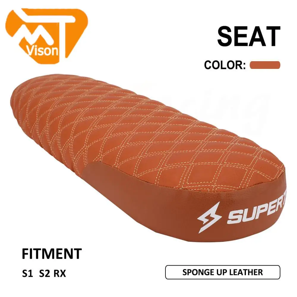 

Bicycle Parts Saddle Seat Sponge up Leather Seat Waterproof Durable For Super73 Super 73 S1 S2 RX