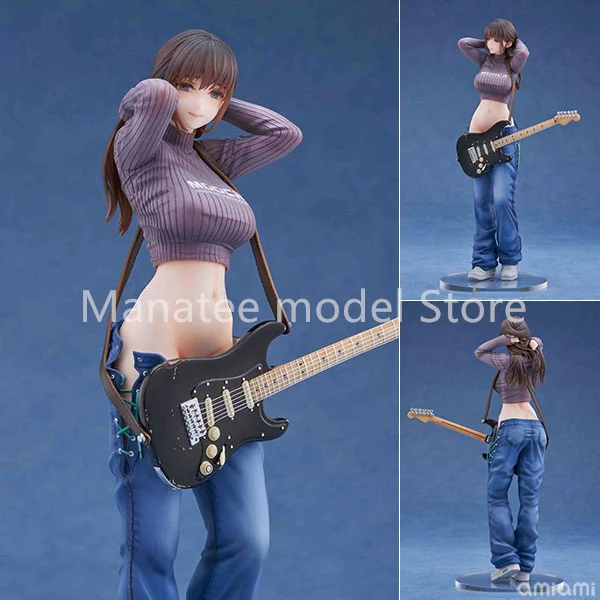 Lovely Original Guitar Sister Illustrated by hitomio 16 1/7 PVC Action Figure Anime Model Toys Collection Doll Gift