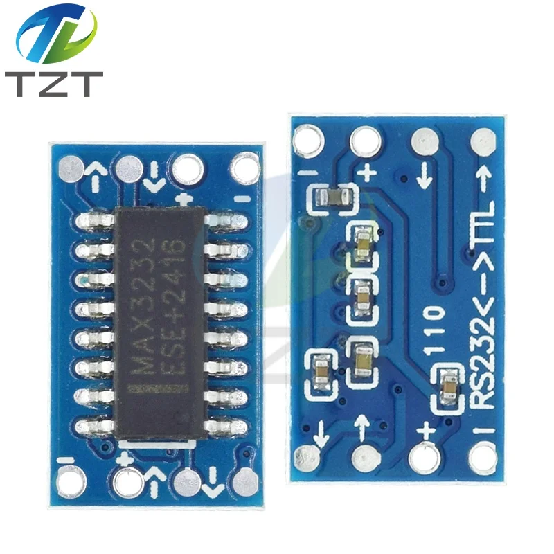 TZT 1/2/5PCS mini RS232 MAX3232 Levels to TTL level converter board serial converter board Dropshipping