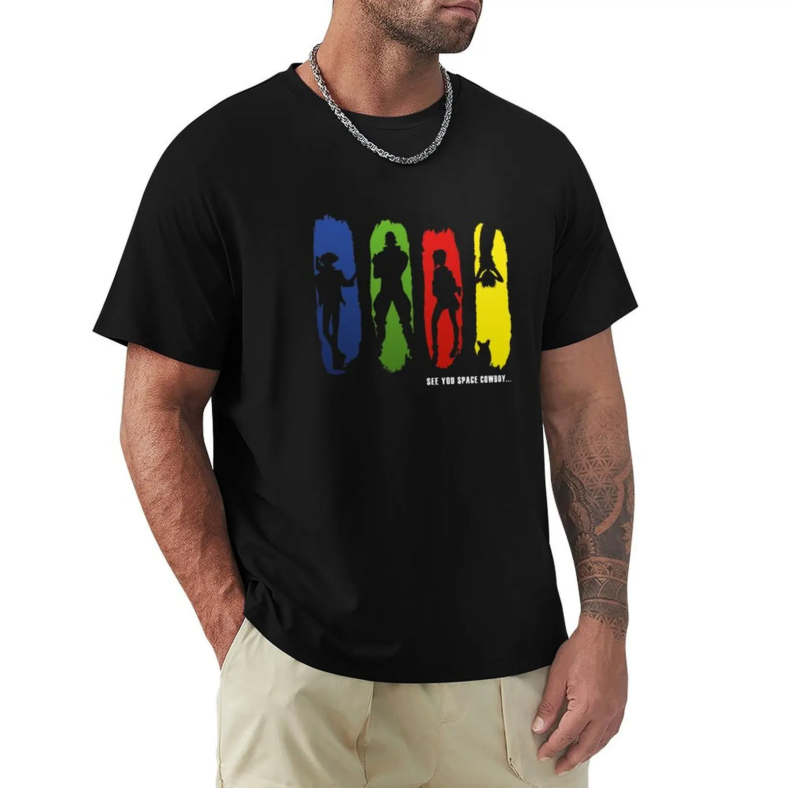 

See you space cowboy T-Shirt Basic Simple Casual Short Sleeve Tee