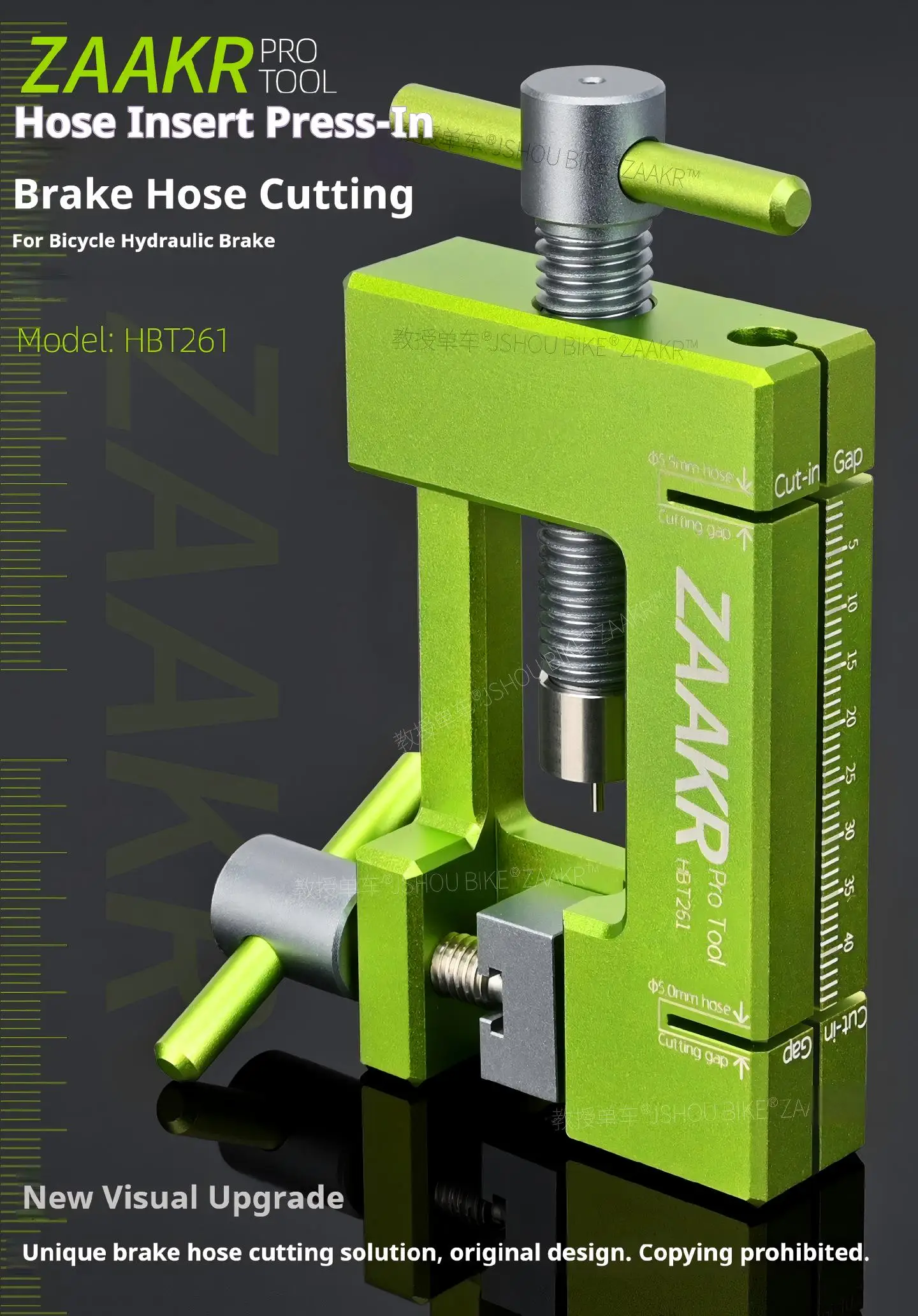 ZAAKR 2-in-1 Hydraulikschlauch-Nadeltreiber, CNC-Aluminiumlegierung, passend für Shimano BH59 BH90 SRAM Tektro Fahrrad-Hydraulikscheibenbremsen – Detail 1
