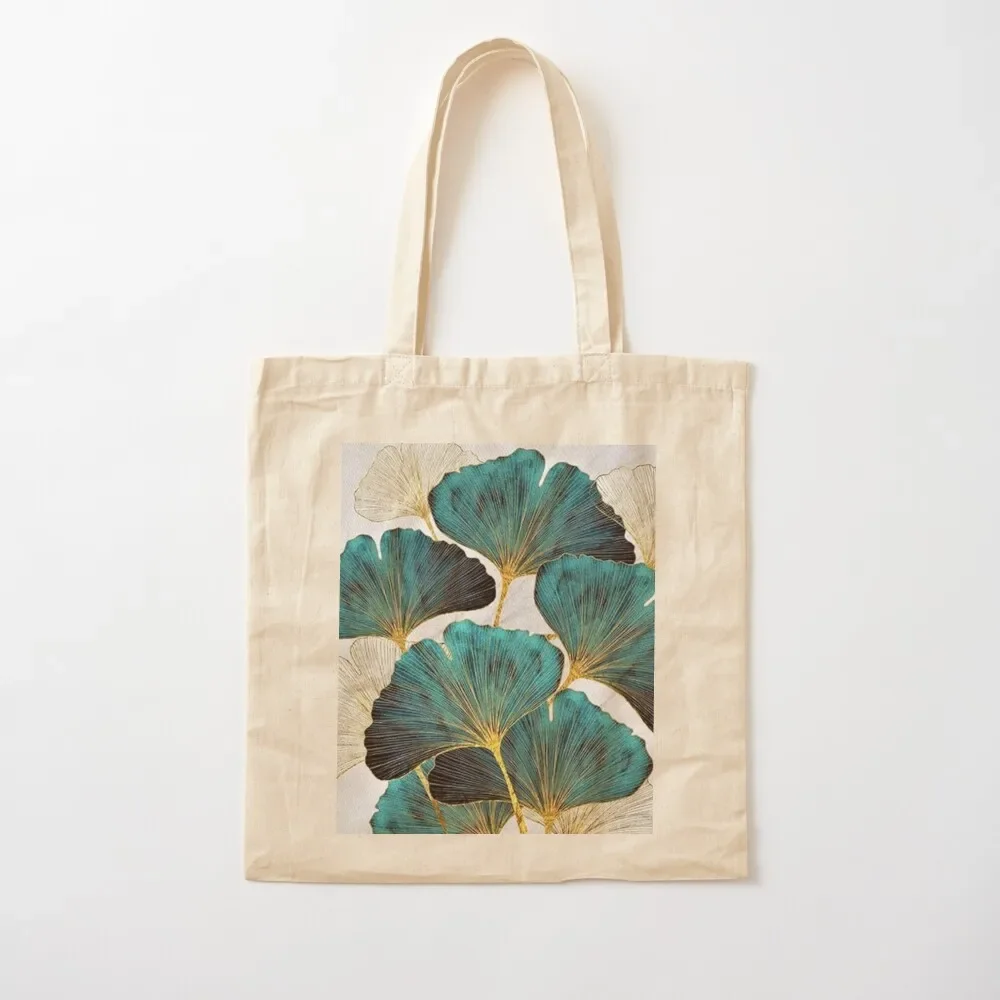 

Blue ginko leaves Tote Bag canvas tote tote bags cloth bags canvas bags bag screen Bag