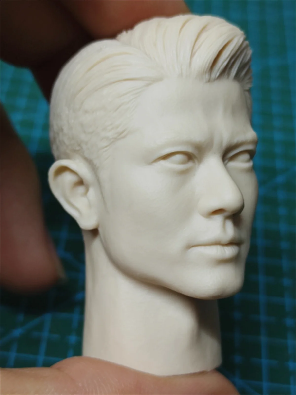 Aaron Kwok  Head Carving Sculpt Unpainted Customize  AcSinger  Model 1/6 Scale Action Figure  Soldier Body Toys