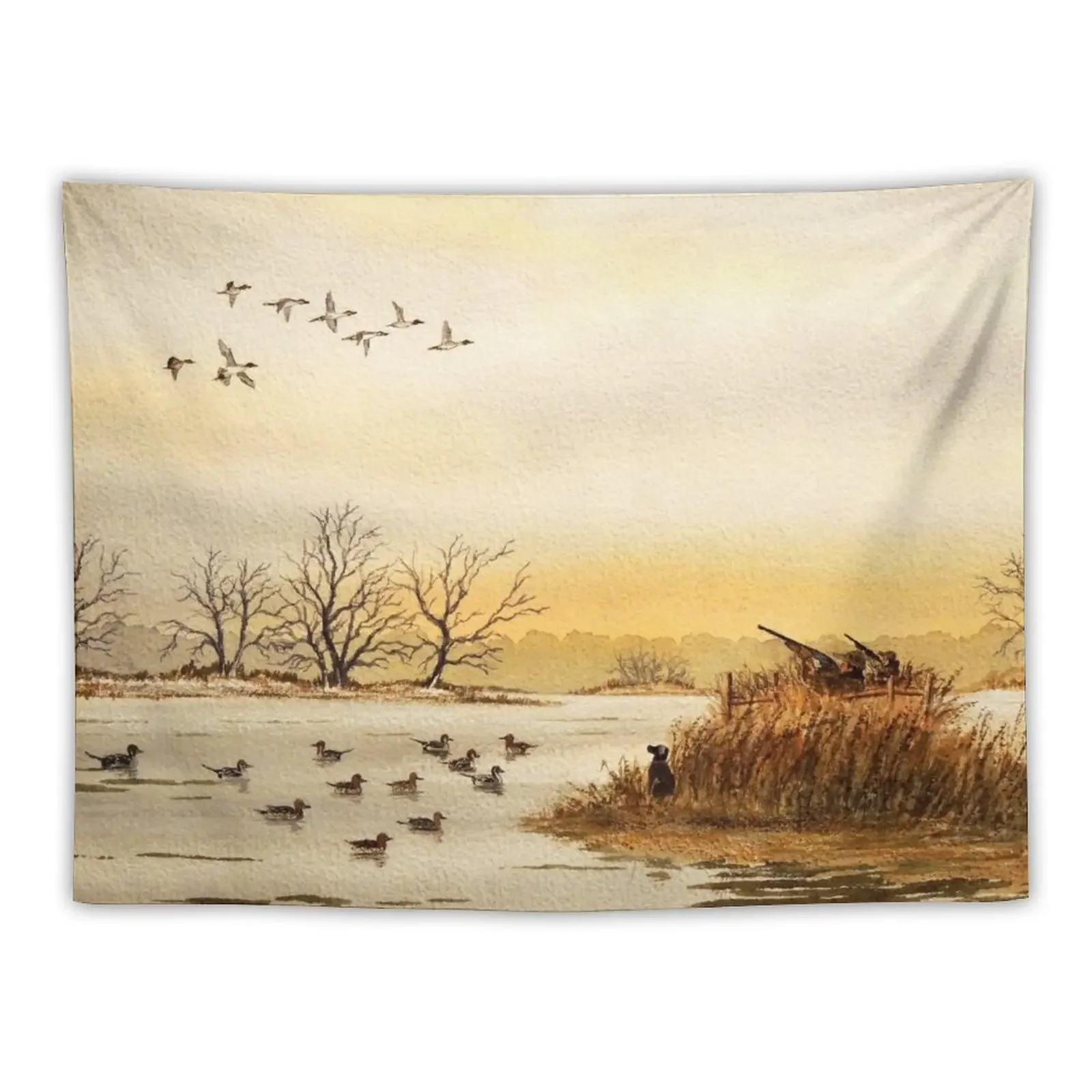 

New Duck Hunting For Pintails Tapestry Cute Decor Wallpapers Home Decor Funny Tapestry Tapestries Wall Hanging