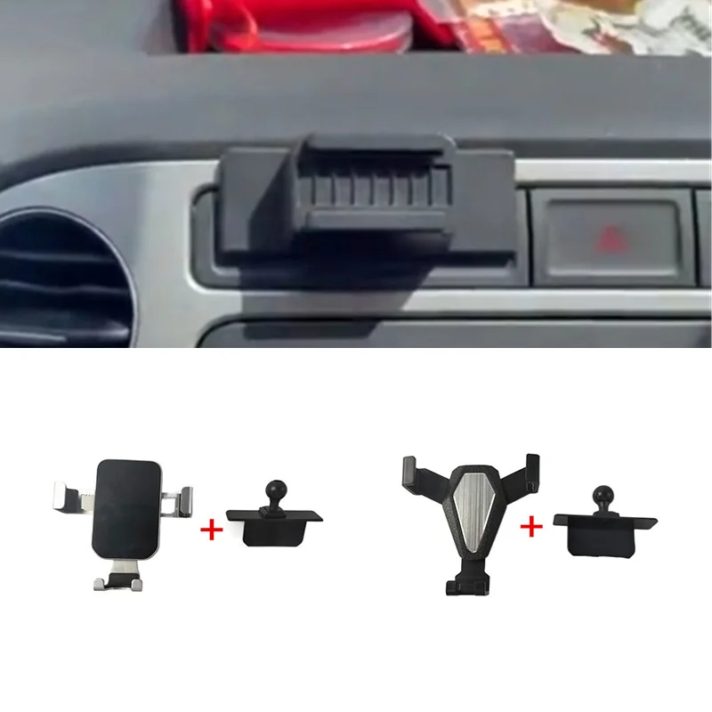 1Set Für 2010-2019 Volkswagen VW Tiguan MK1 Schwerkraft Verknüpfung Spezielle Auto Handy Halter Halterung ABS kunststoff