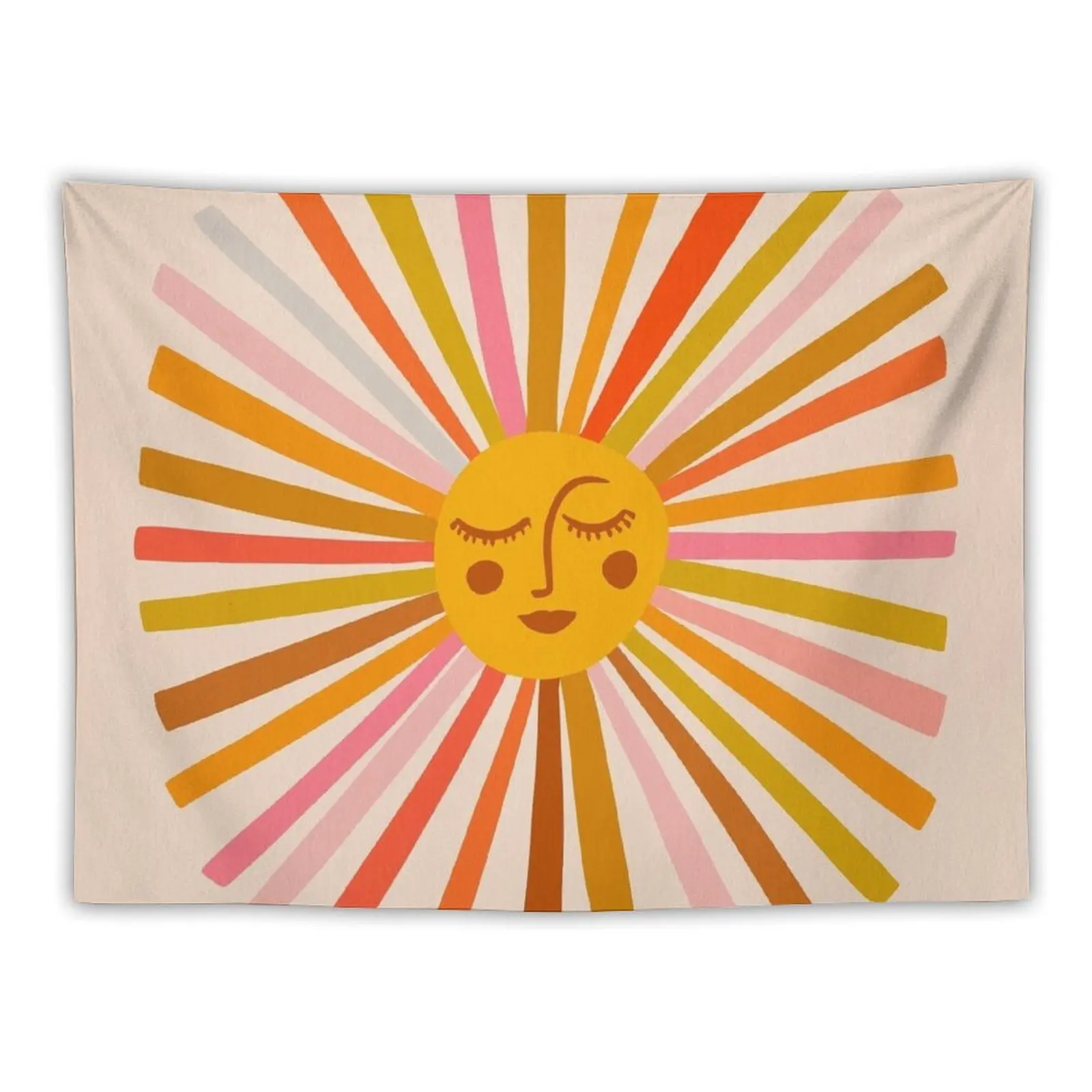 

Sunshine – Retro Ochre Palette Tapestry Decoration Room Wall Tapestries Tapestry