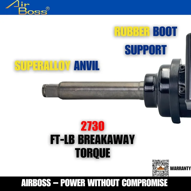 AW-342GL 1 "جوائز ألمانيا الأمريكية مفتاح ربط ممتاز للخدمة الشاقة 2730 قدم-رطل عزم دوران صامولة 8 بوصة سندان 23 #3