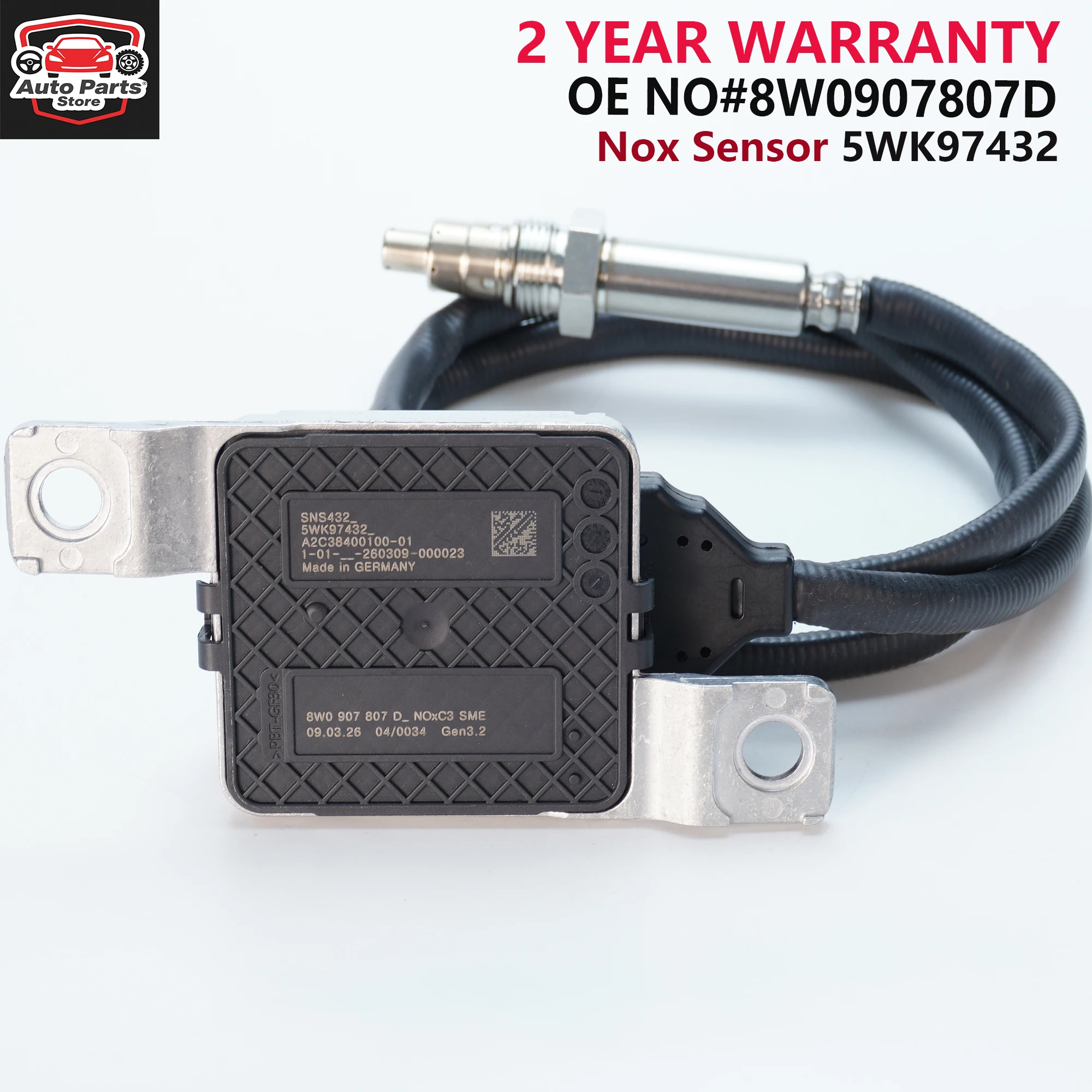 

Датчик NOx 8W0907807D 5WK97432 подходит для AUDI A4 A5 Diesel 2.0 3.0 TDI Quattro 2015-2019