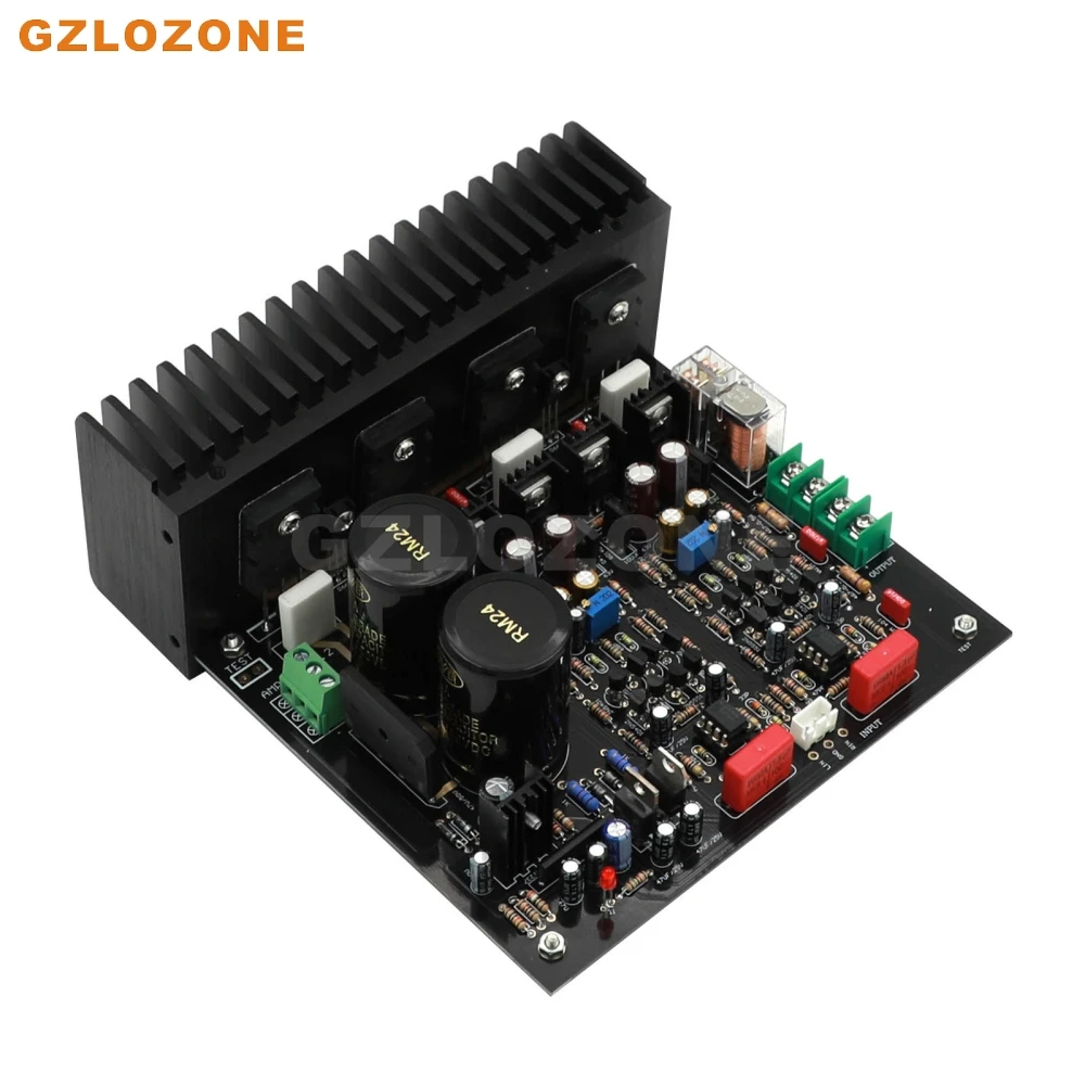 Imagem -02 - Amplificador de Potência Kitamp Board com Dissipador 100w Mais 100w Som Melhor do Que Lm3886 Tda7293 Etc Sf60