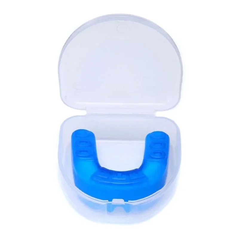 Adult Silicone Boxing Protective Belt Box Mouthguard Professional Training Gadget Karate Sports Braces Non-toxic Transparent