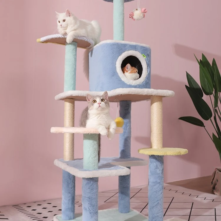 

Cat Climbing Frame Pet Nest Cat Tree One Winter Villa Does Not Occupy Land Cat Jumping Platform Pet Toy Supplies