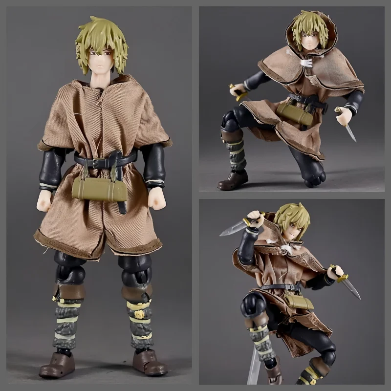 

New Sale Figma608 Vinland War Chronicles Thorfinn Action Figures With Clothes High Quality Joint Mobile Model Surprise Gifts