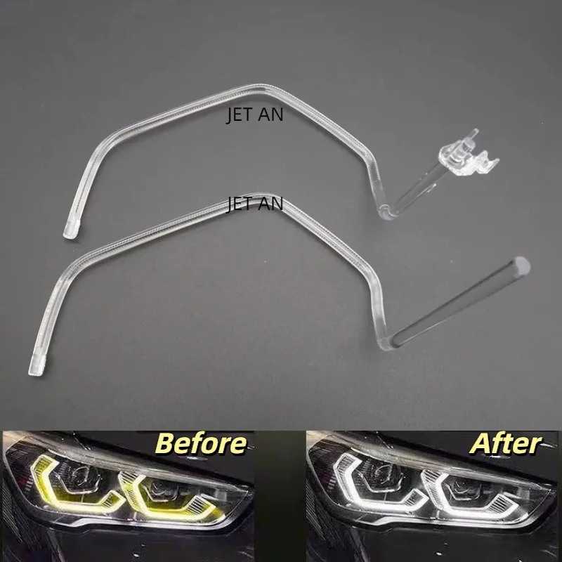

For BMW X1 F49 2020-2023 DRL Light guide plate Light guide tube Headlight Daytime Running Light Guide Angel Eye