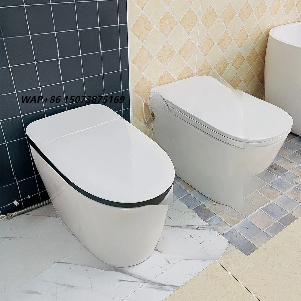 Automatic Flushing Integrated Bathroom Multifunctional Smart Toilet White Ceramic Automatic Sensor Smart Toilet