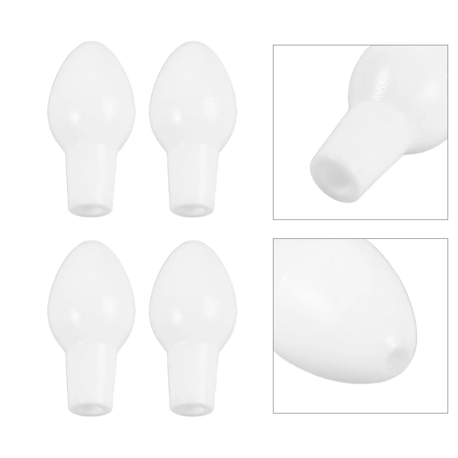 10Pcs Nasal Irrigation Nozzle Replacement Tips Soft Flexible Plastic Soft Nose Wash Nozzle for Home Nasal Rinse Accessories Fits
