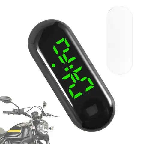 Electric Vehicle Onboard Time Display For Motorcycle Electric Scooter Waterproof Luminous Digital LED Portable Clock