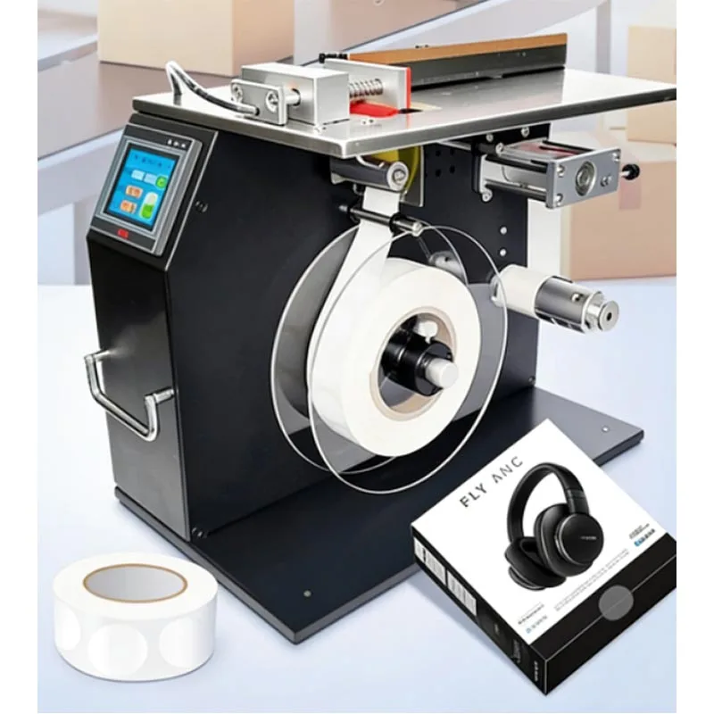 Right Angle Sealing Label Labeling Machine Semi Automatic Sealing Labeler For Packaging Box 90 Corner Stick Labeling Machine