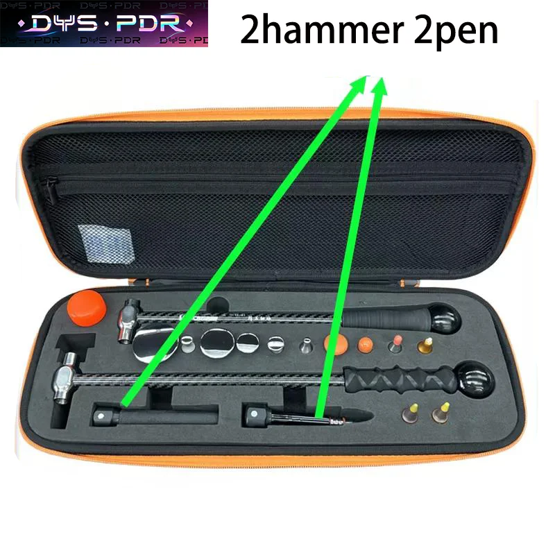 2026 Premium PDR Dent Repair Tool Kit Hail Damage  Percussion Hammer Set for Car Body Repair
