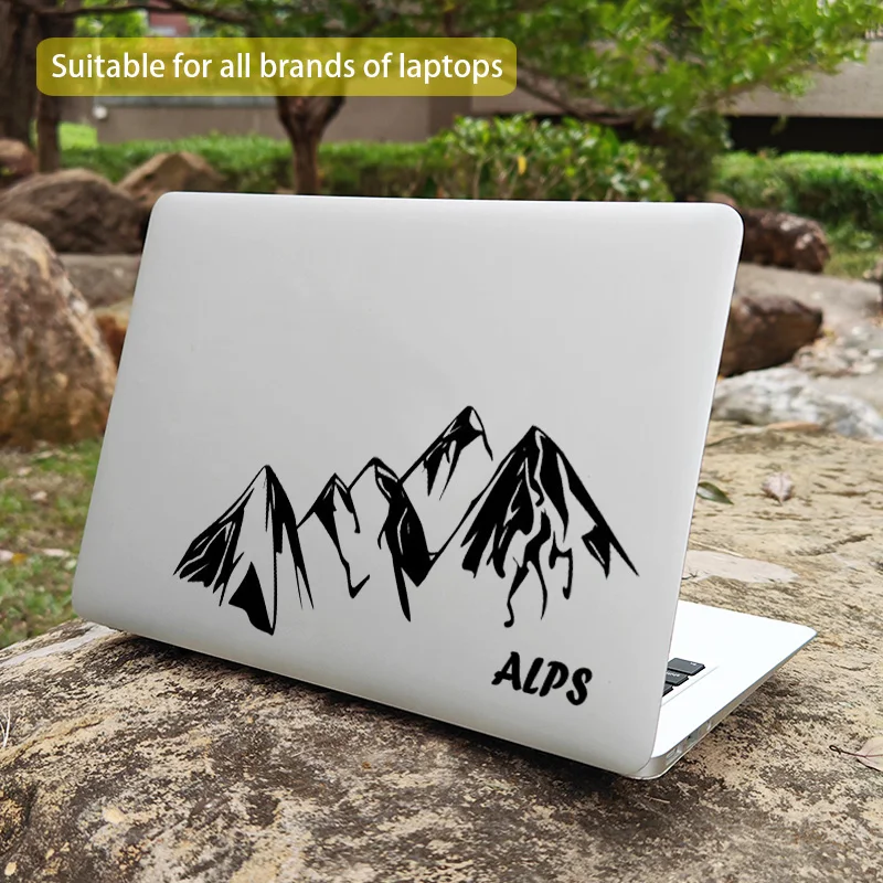 Alps Snow Mountain Vinyl Laptop Sticker for Macbook 13 Pro 14 Air Retina 15