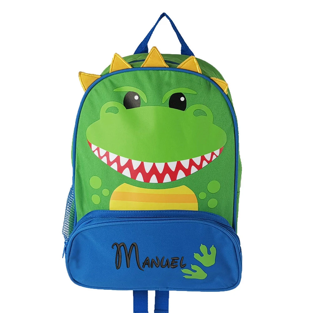 Dino bestickter Kinder rucksack, personal isierte Back-to-School-Geschenke, Geschenke für Kinder, Stick geschenke, Kleinkind-Dinosaurier-Rucksack