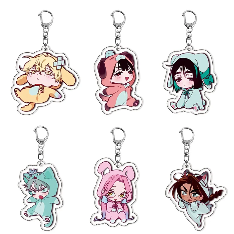 أنيمي الغريبة المرحلة سلاسل المفاتيح الكرتون لطيف لوكا إيفان حتى ميزي سلاسل المفاتيح حقيبة الظهر اكسسوارات قلادة المشجعين الهدايا ﻿