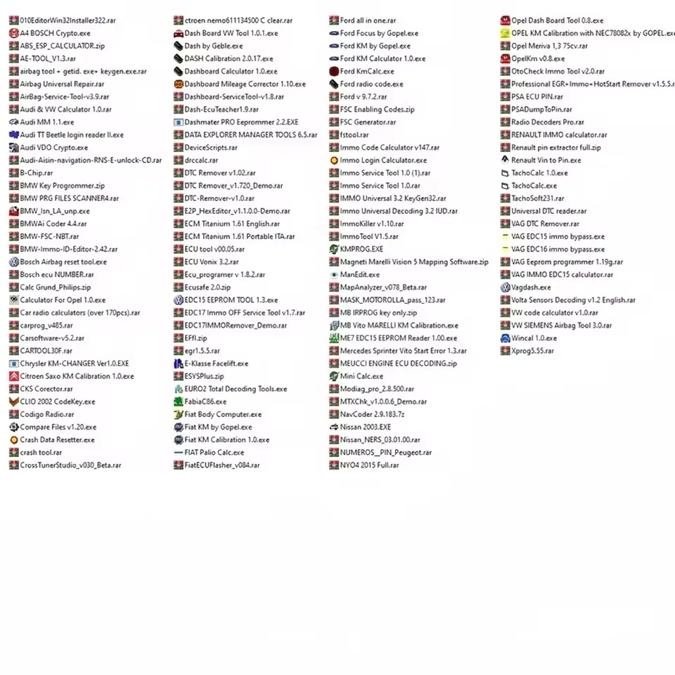 حزمة برامج كاملة سعة 32 جيجابايت، وسادة هوائية لتصحيح الأميال، وسادة هوائية شفافة IMMO off Dash وأدوات تشخيص السيارات IMMO #4