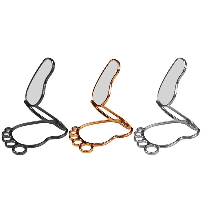 Cell Phone Ring Holder 360° Rotation Foldable Phone Stand Metal Back Ring Grip