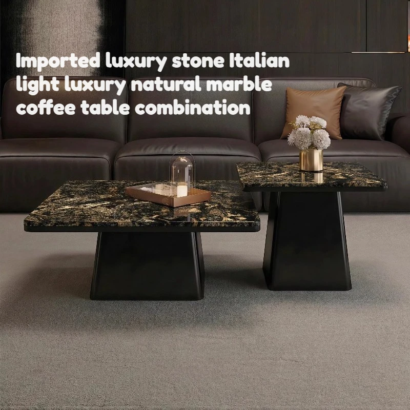 

Minimalist Luxury Coffee Tables Square Living Room Marbles Premium Coffee Tables Modern Unique Tavolino Da Salotto Furnitures