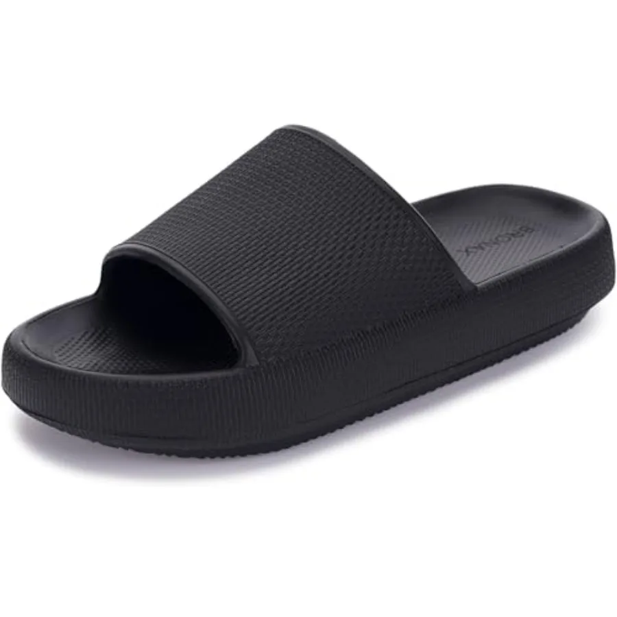Cushioned Thick Sole Pillow Slippers for Women and Men Y10 Cloud-Like Soft Sole, Feet Pain Relief, EVA Platform Sole, Indoor Ou