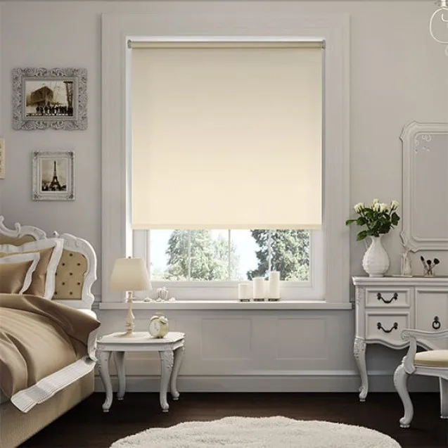 Blinds Motorized Roller Blind And PVC Sunscreen Roller Blind Blackout Fabric Perfect Fit Rollers Shutter