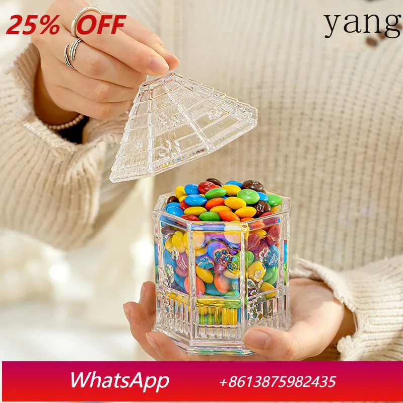 

LMM Vintage Embossed Butterfly Flower Glass with Lid Storage Jar, Grain Jar