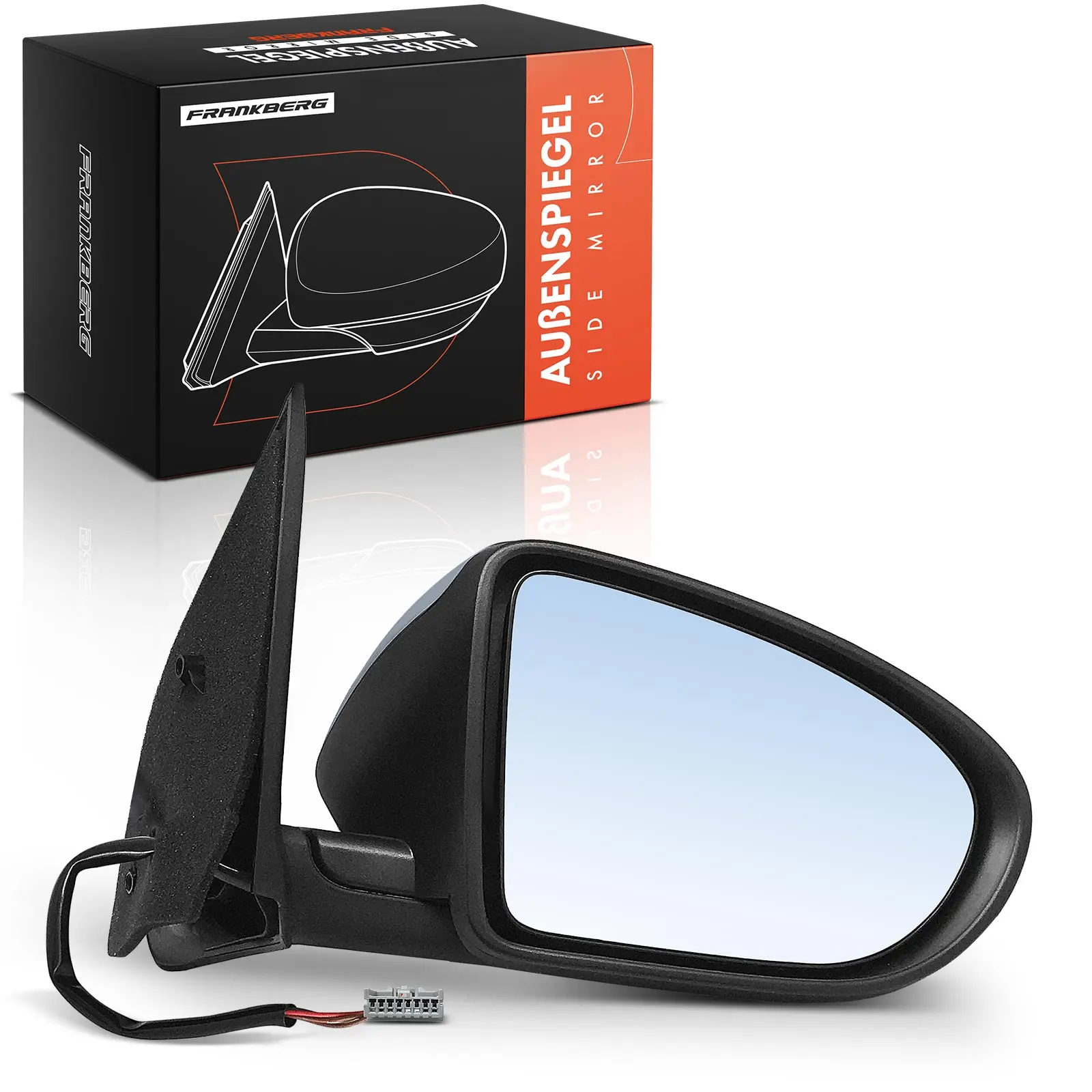 Frankberg 1x Buitenspiegel Rechts voor Nissan Qashqai + 2 I J10 JJ10E NJ10 1.5L 1.6L 2.0L 2006-2014 96301JD72A 96301JD82A