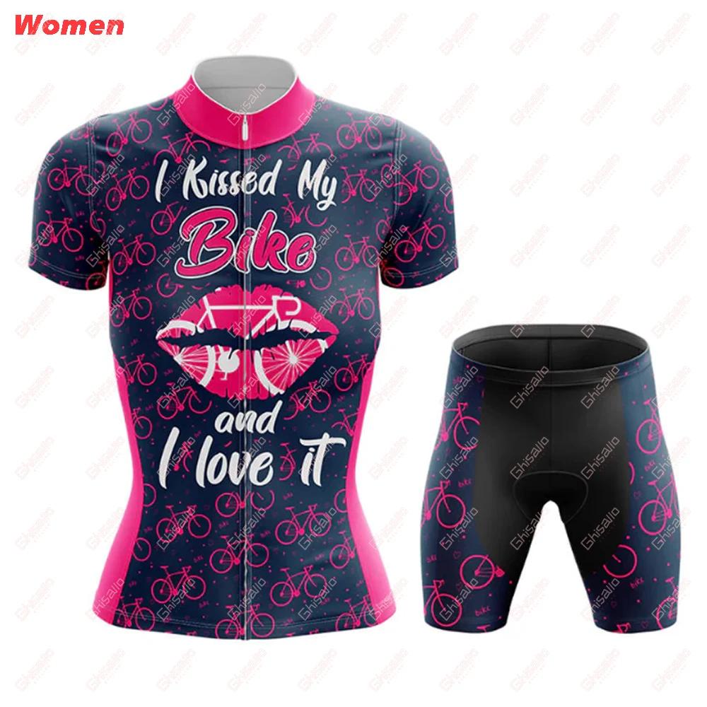 I Kissed My Bike โพลีเอสเตอร์ข - Mountain Biking Outfits Women บทวิจารณ์และราคา