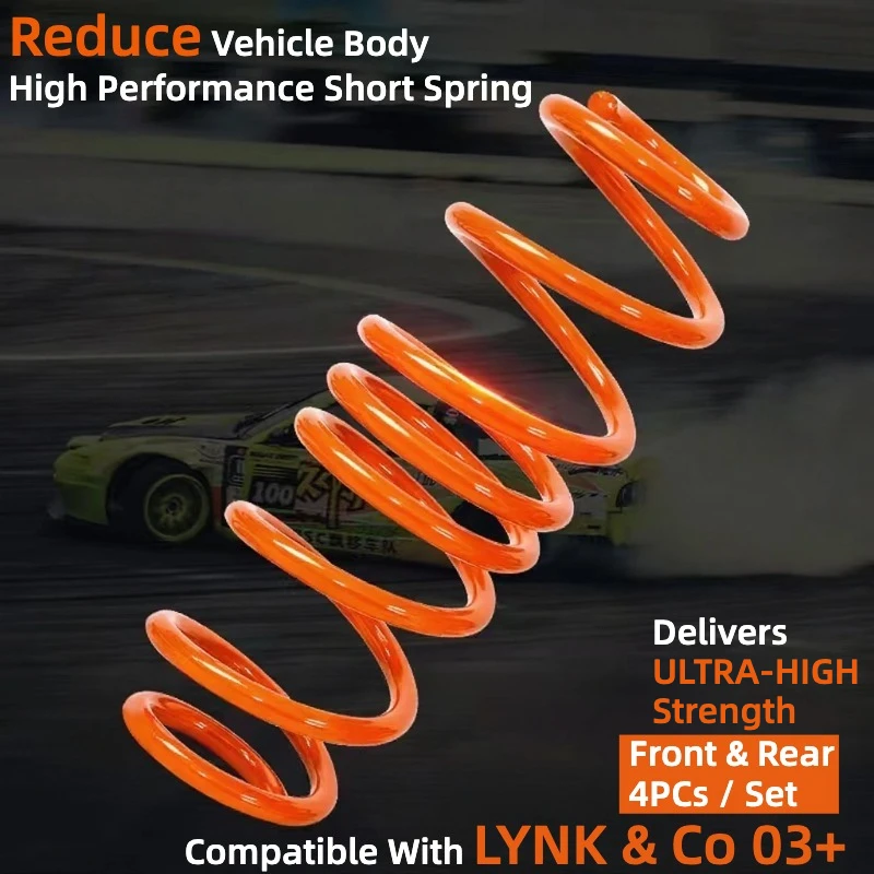 

Комплект из 4 предметов передней и задней пружины THREEON без стоек, амортизатор, уменьшает кузов, совместим с LYNK & Co 03+ левый и правый