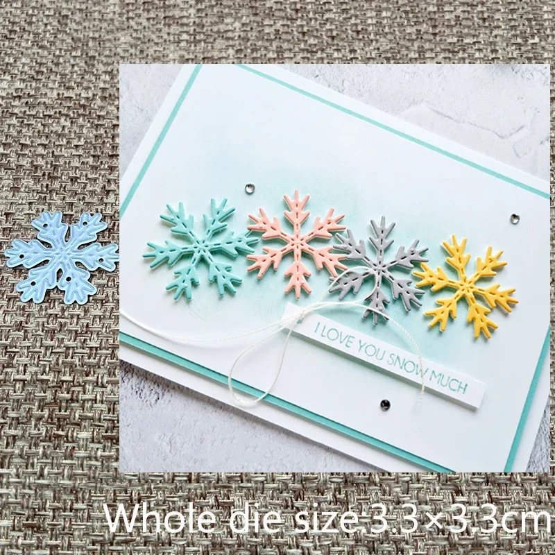 

New Design Craft Metal stencil mold Cutting Dies snowflake decoration scrapbook die cuts Album Paper Card Craft Embossing