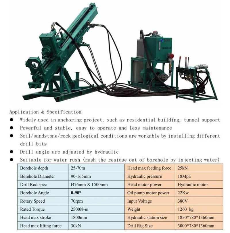 80M Hydraulic Rotary Hole Hammer Crawler Drilling Rig Machine Easy Drilling Pile Driver Power Strong High Efficiency Drilling