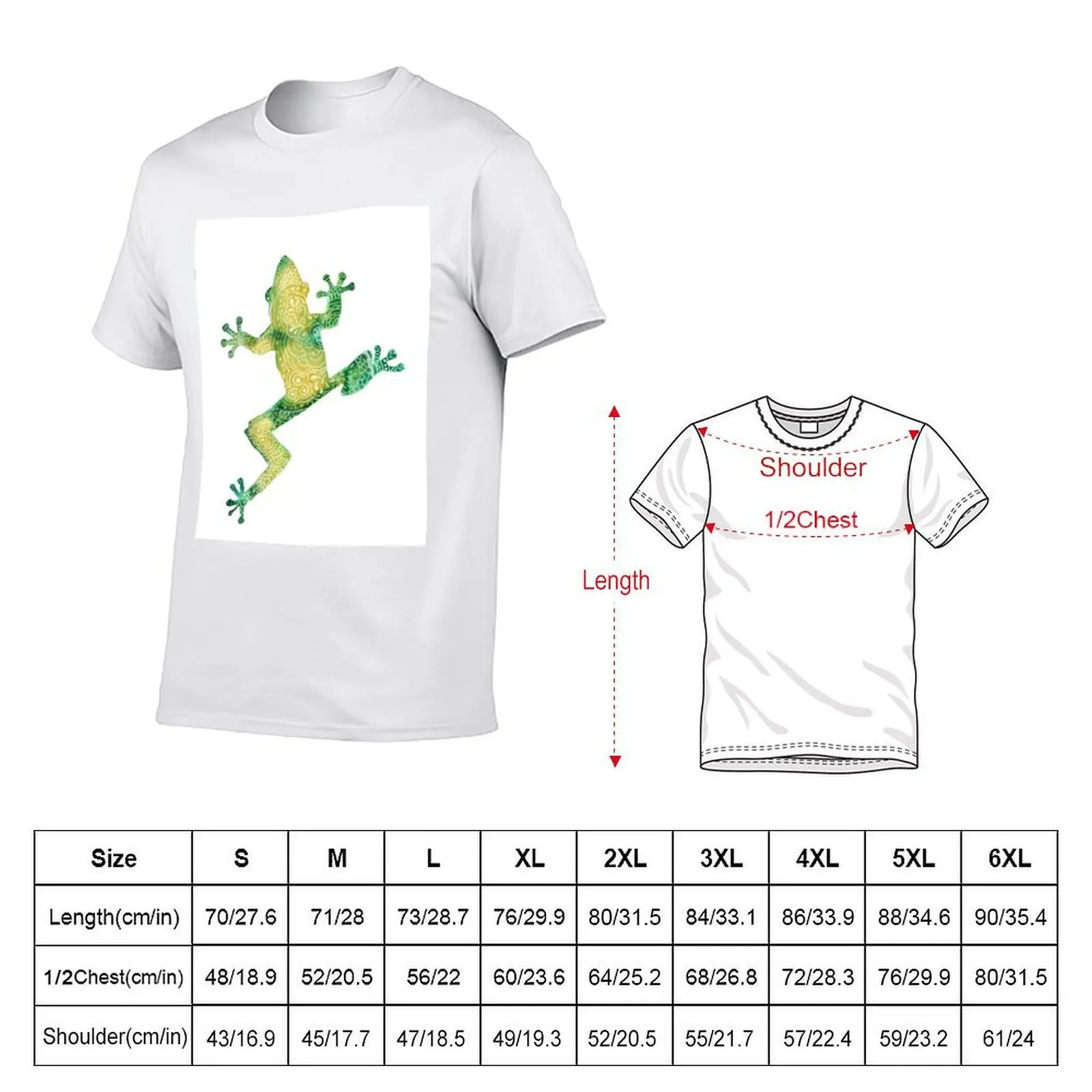 Frog Zentangle T-Shirt t shirts cotton 100% man graphic t shirt T-Shirt