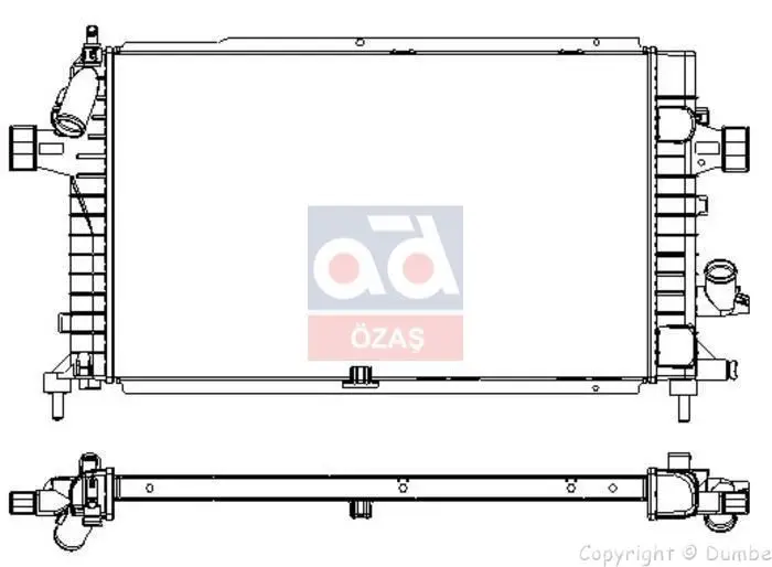 Ra0for radiator 06 ASTRA.H 1.3d * Z13DTH * Z13DTH * Z13DTH *: m0
