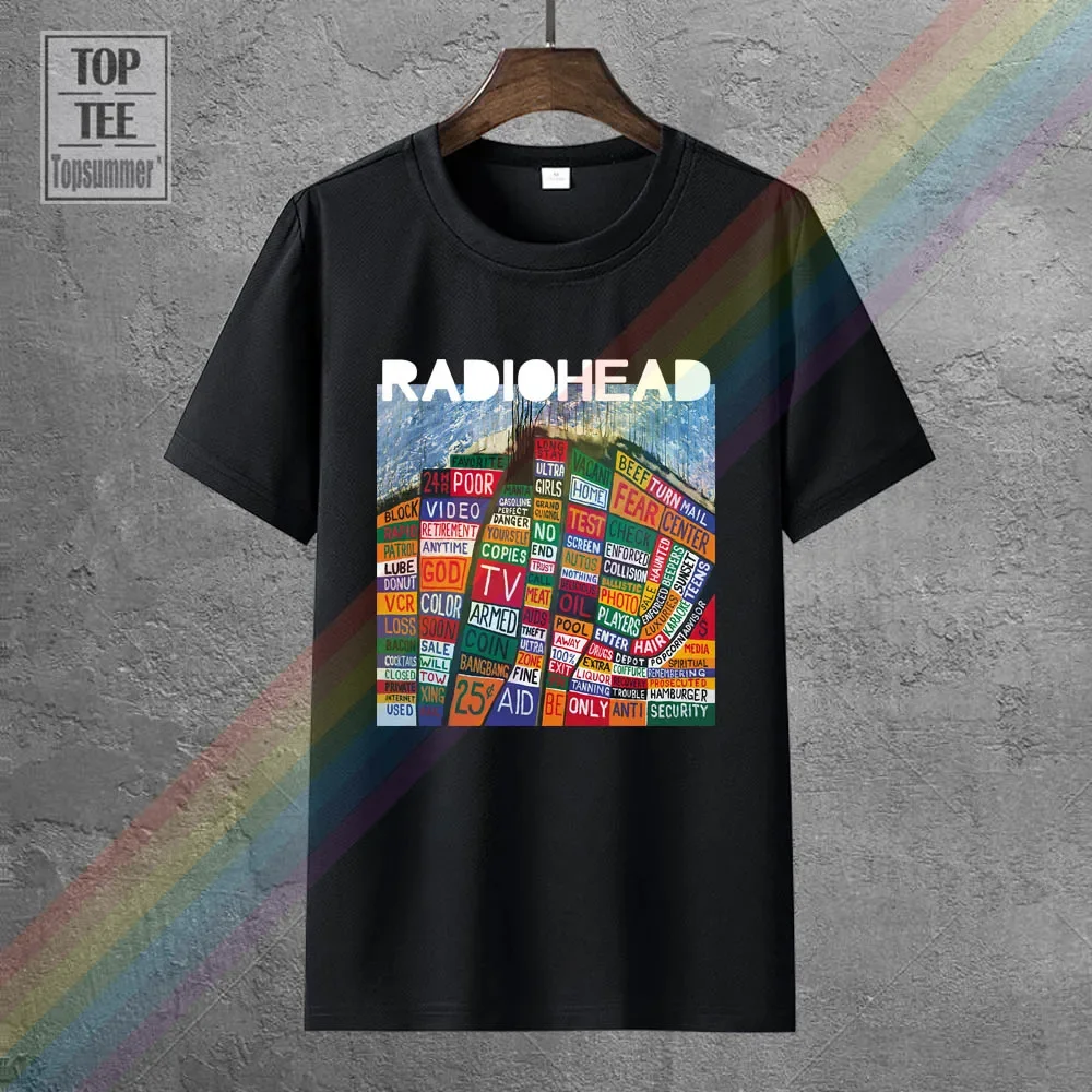 Radiohead Hail To The Thief T-Shirt Black Graphite Navym Khaki S-5Xlhipster O-Neck Cool Tops