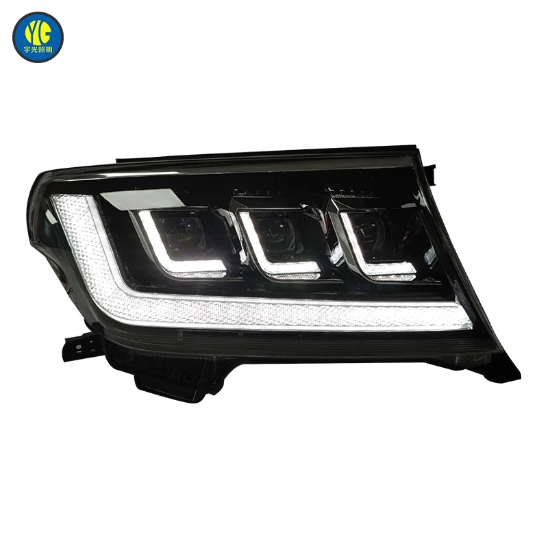 

Для Land Cruiser 2007 2015, обновление LC200, светодиодные фары LC300, налобный фонарь Plug and Play, головной фонарь в сборе, DRL