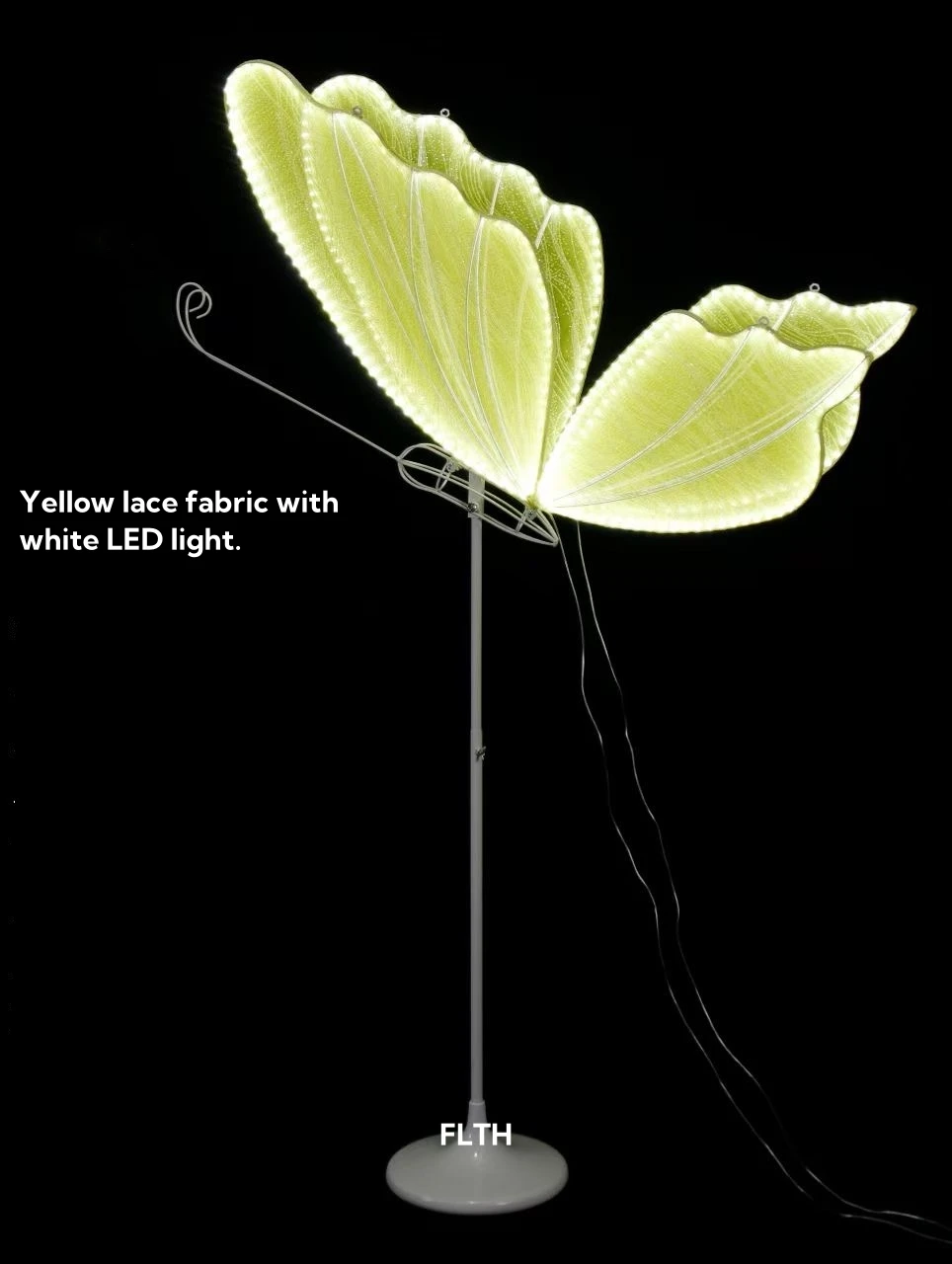 Pink Butterfly Wedding Decor Lighting Romantic Creative LED Butterflies Lamp for Kids Room