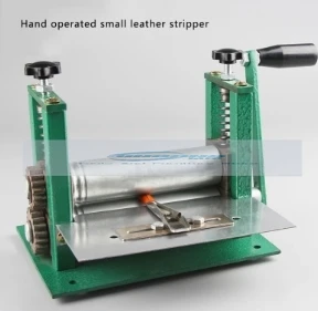 Hand-Operated Small Leather Drawing Machine Sub-Layer Extension Machine Manual Leather Stripper Glue Cylinder Machine