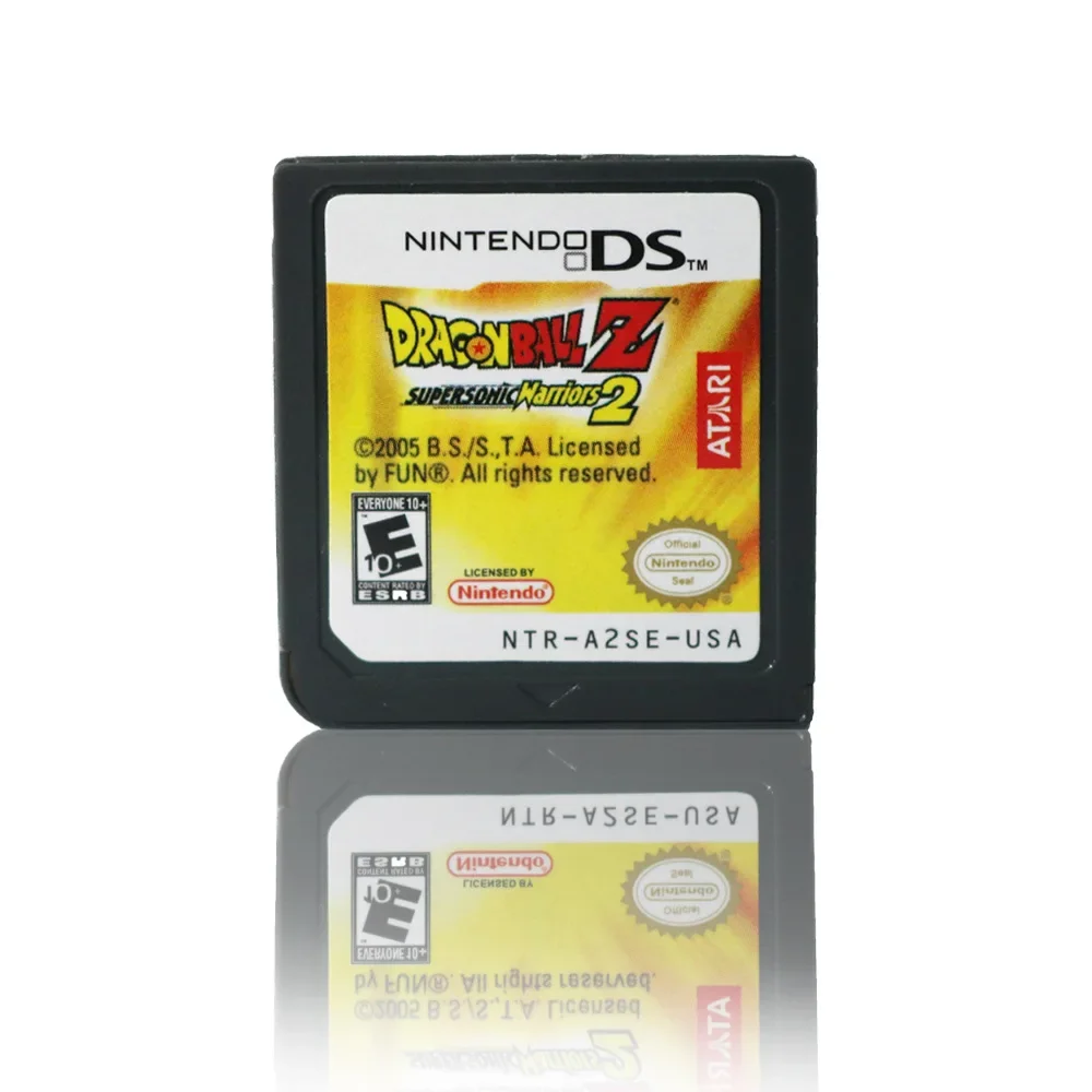 Dragon Ball Z DS Series Video Game Console Card Dragon Ball Attack of the Saiyans Dragon Ball Supersonic Warriors 2 For NDS/3DS