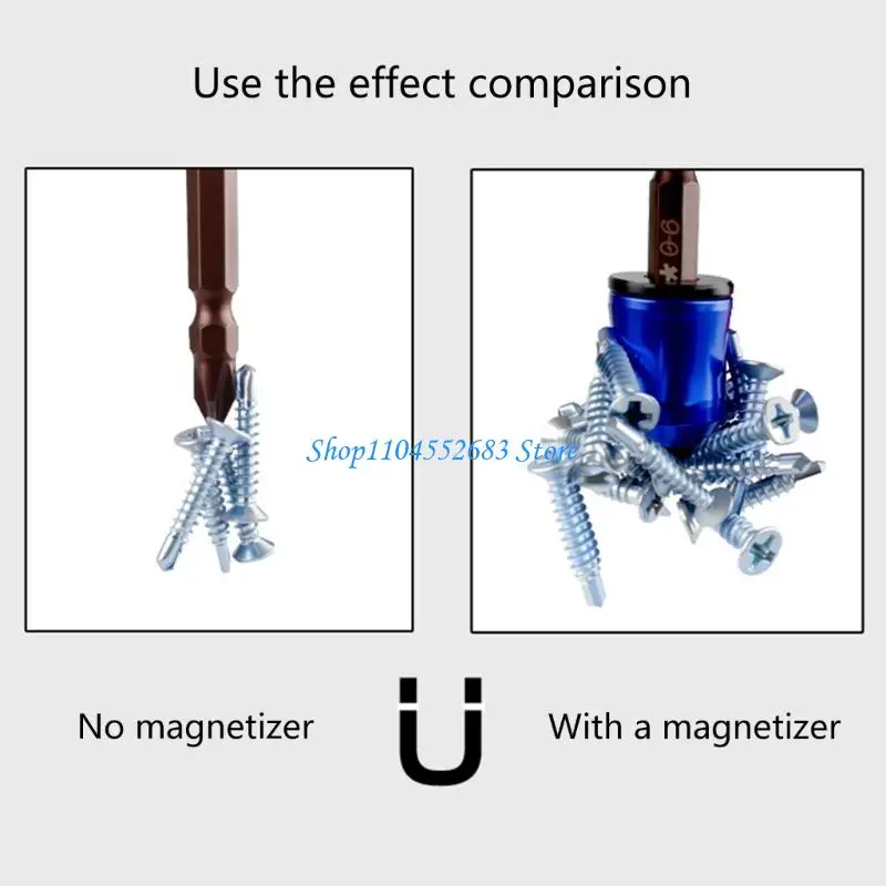 

Y6GD Universal Screwdriver Rings 1/4” Metal Screwdriver Drill Bit Rings for Screwdriver and Power Bit