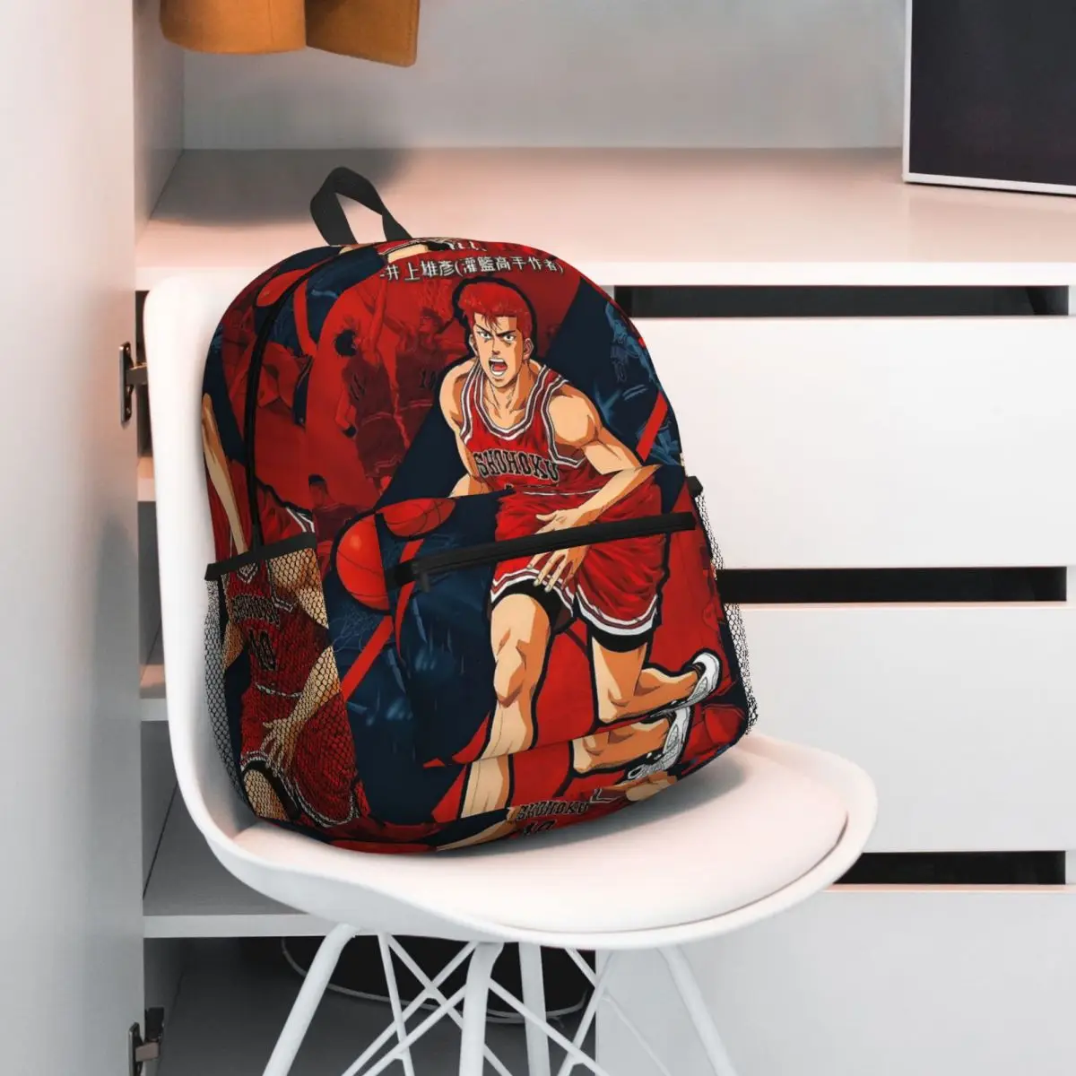 

Студенческий рюкзак в стиле аниме Slam Dunk, школьная сумка, походный дорожный рюкзак для мальчиков и девочек, модная сумка для книг, сумки на плечо