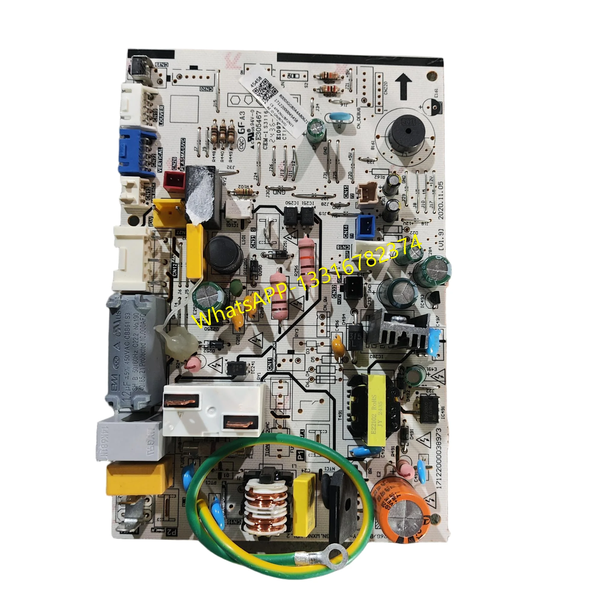17122000045458 Is Suitable for Midea Air Conditioning Indoor Unit Motherboards and Second-Hand Motherboards CE-KFR26G/BP2N1Y