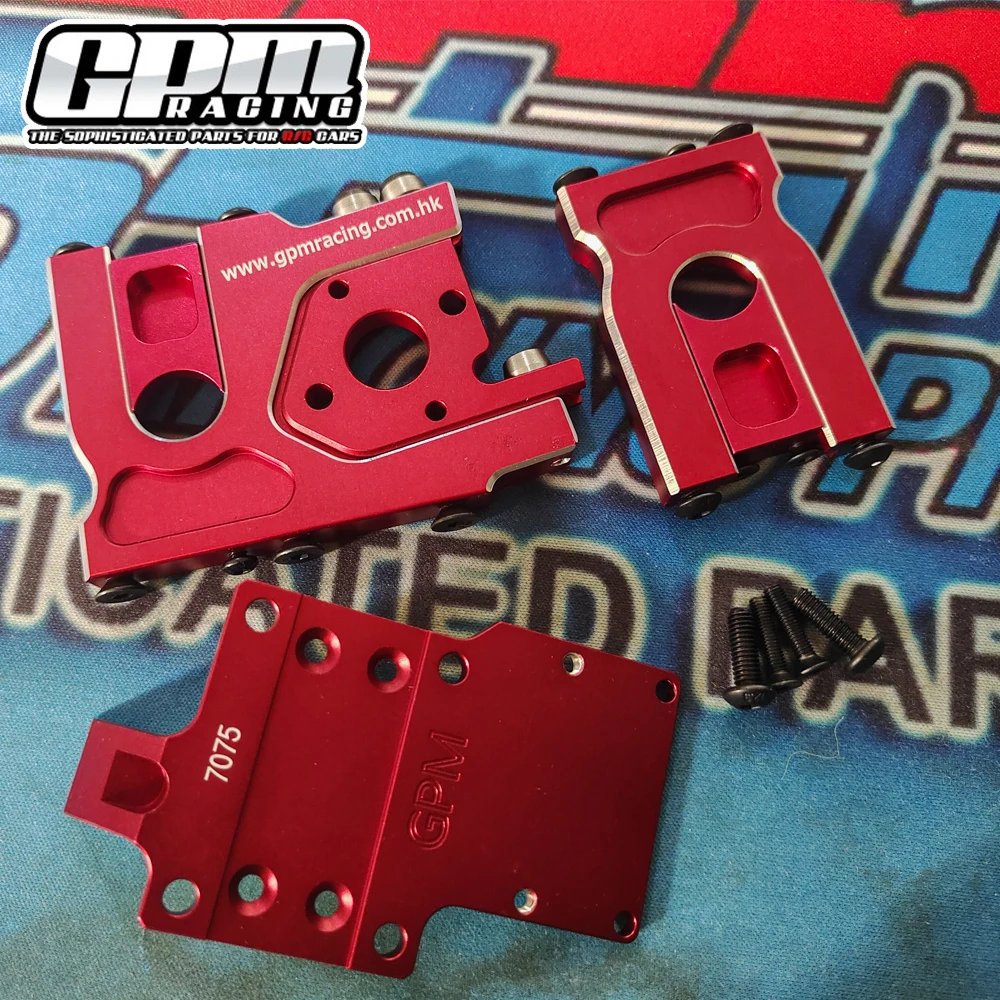 

GPM Metal Alu Reverse Quick Disassembly Motor Mount 9589 for Traxxas 1/8 Sledge 4WD Monster Truck 95076-4 RC Car Upgrade Parts
