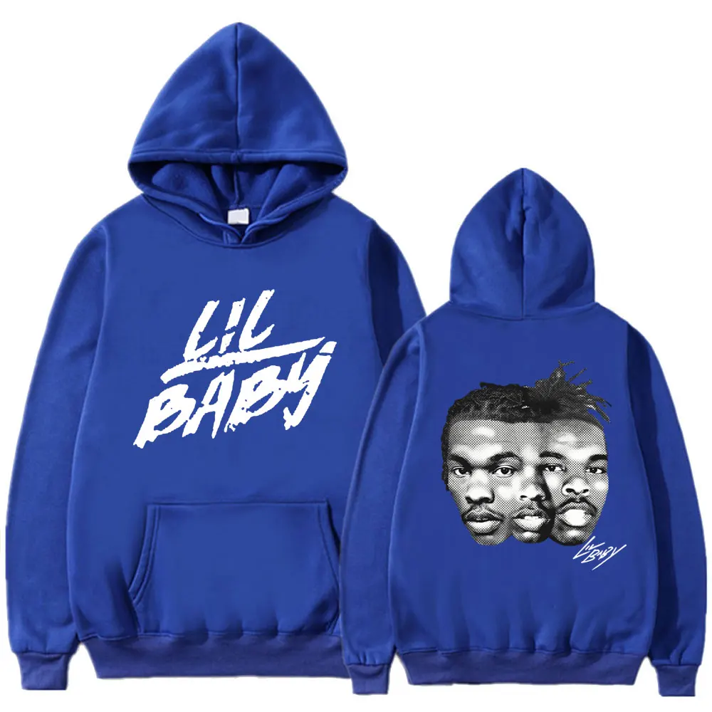 Rapper Lil Baby Graphic Hoodies Men Women Retro Hip Hop Gothic Fashion Harajuku Autumn Sweatshirt Loose Hoodie Streetwear Tops