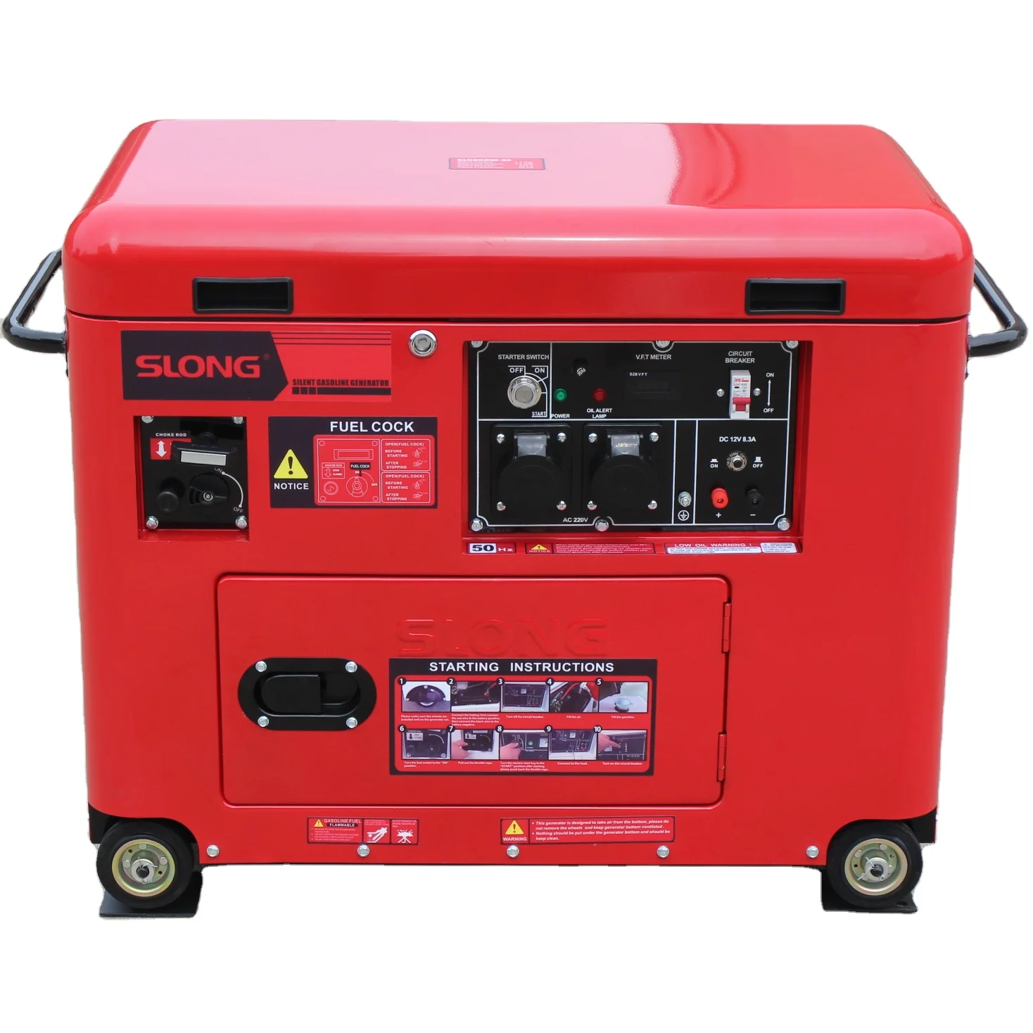 Slong SL6500W-SE 5kw 6kw 7kw 8kw 9kw Silent standby  generator Silent oline generator