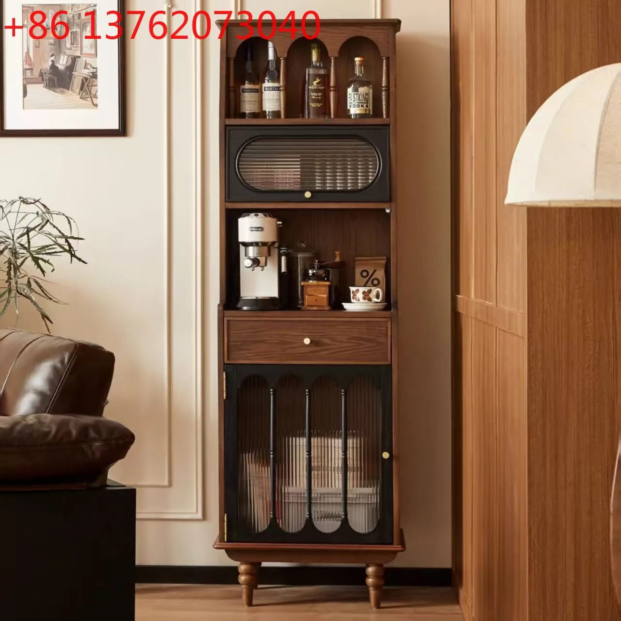 Armadietto per vino francese semplice soggiorno portaoggetti integrato parete sala da pranzo lato piccolo appartamento domestico